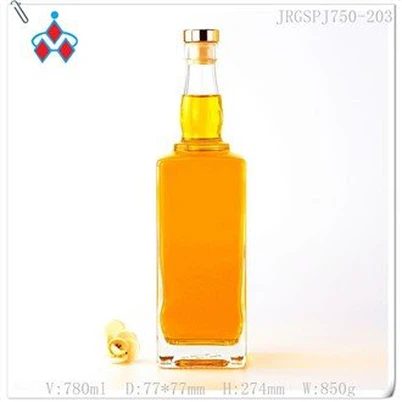 Potel Fodca Gwydr Ffansi