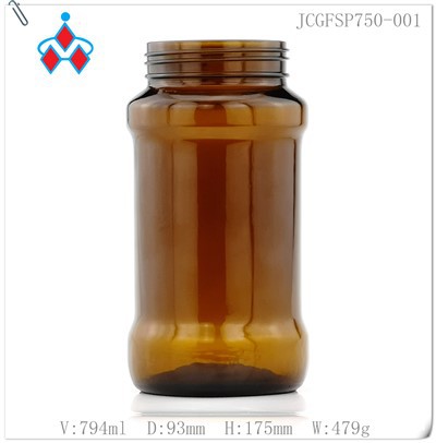 Jar Gwydr Ambr 750ml